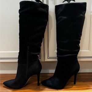 Size 8, Black suede Jessica Simpson boots